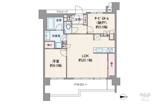 ジオ世田谷松原:間取り図面
