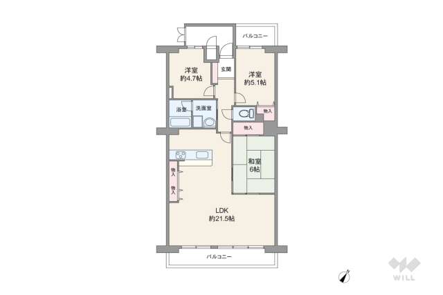 ラビデンス尾張旭光和:間取り図面