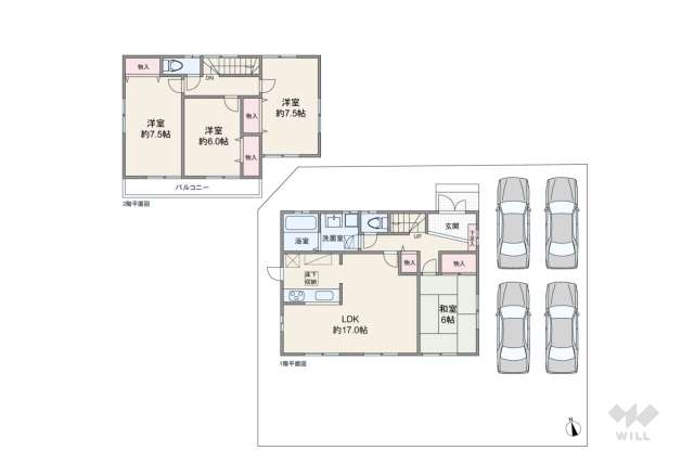 川西市大和東1丁目 一戸建て:間取り図面
