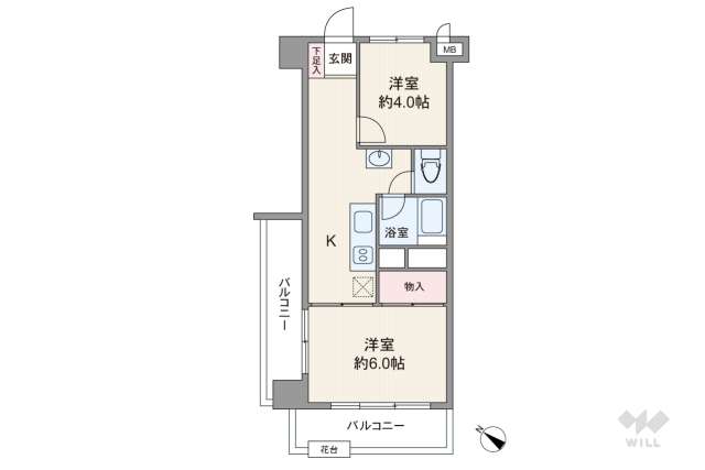 ニックハイム武蔵新田:間取り図面