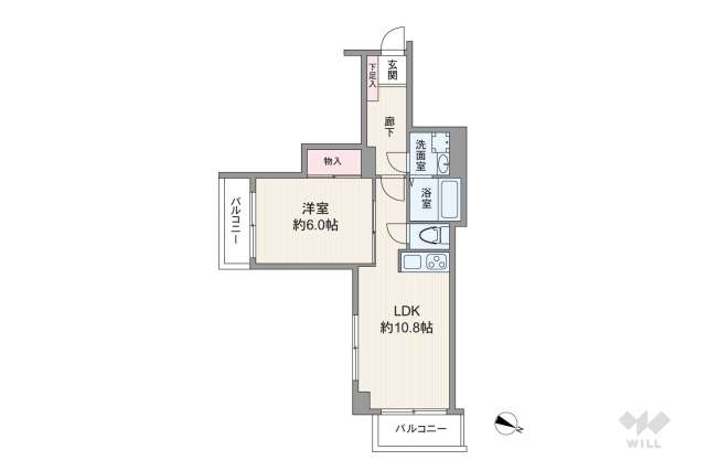 マンション池尻:間取り図面