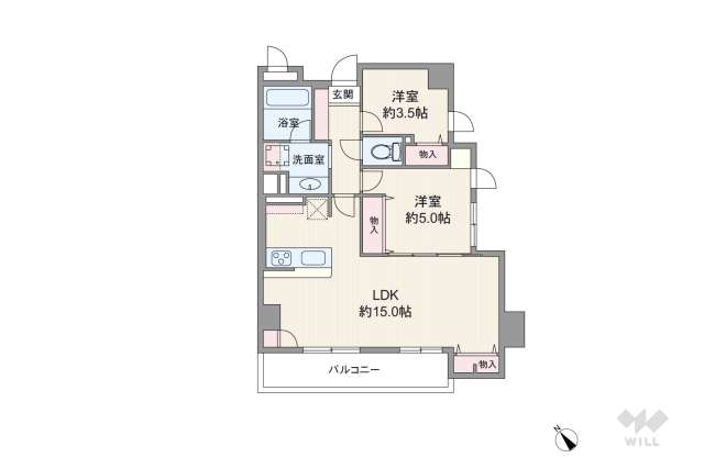 モリス大井町南:間取り図面