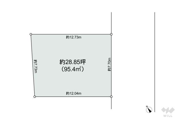 世田谷区喜多見1丁目 土地:間取り図面
