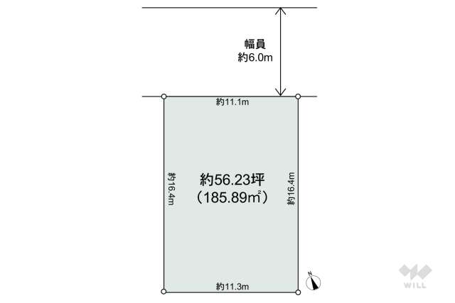 瀬戸市八幡台8丁目 土地:間取り図面