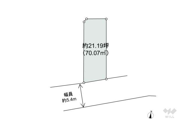 世田谷区赤堤4丁目 土地:間取り図面