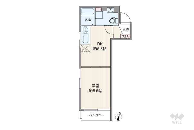 ライオンズマンション広尾第2:間取り図面