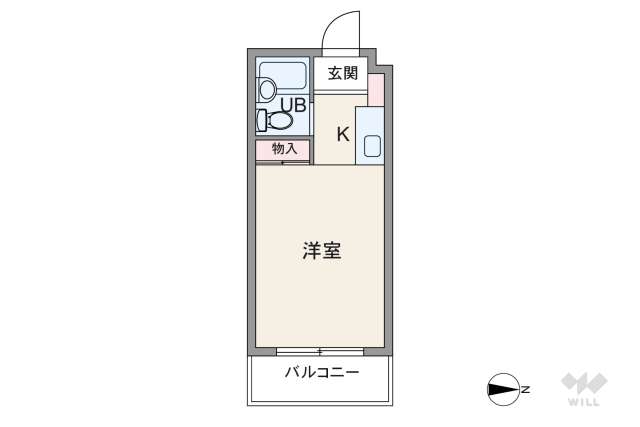 メゾン・ド・オルティー:間取り図面