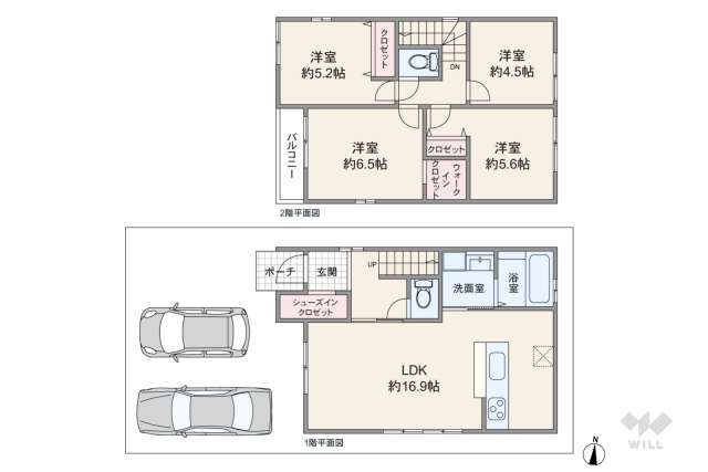 春日井市妙慶町 一戸建て:間取り図面