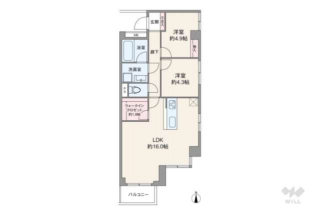 蒲田ビューハイツ:間取り図面