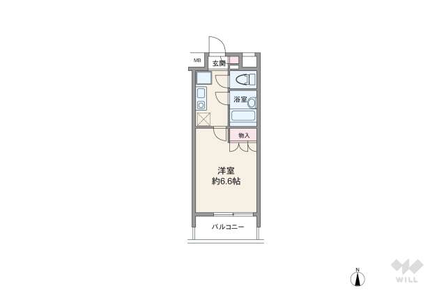 メインステージ大森東:間取り図面