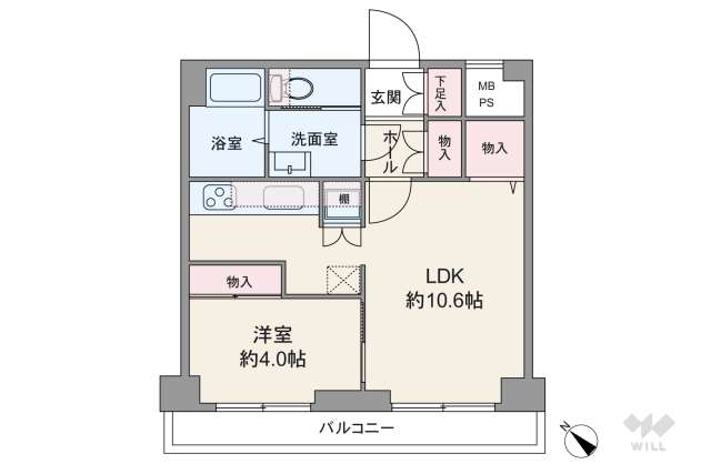 東高目黒ペアシティ:間取り図面