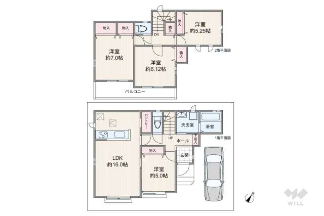 川口市柳崎2丁目 一戸建て:間取り図面