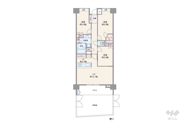 ライオンズ大森西グランフォート:間取り図面