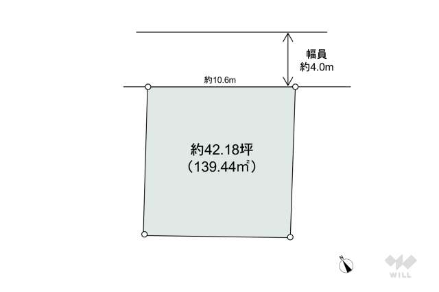 宝塚市御殿山4丁目 土地:間取り図面