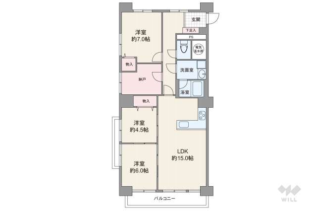 ファミール富士見:間取り図面