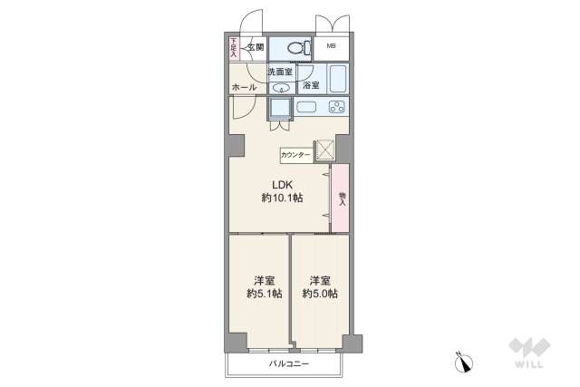 秀和奥沢レジデンス:間取り図面