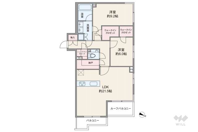 ロイヤルシーズン赤坂:間取り図面