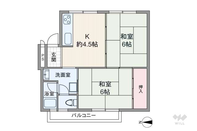 メゾン津之江:間取り図面