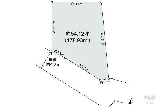 尼崎市塚口町4丁目 土地:間取り図面
