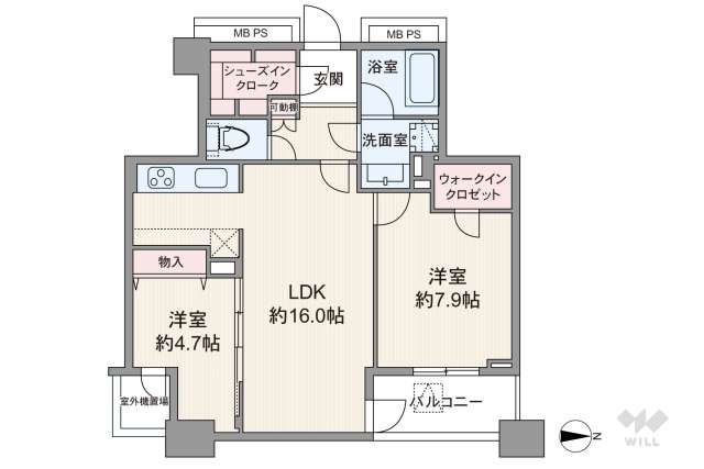 ウェリスシティ大森タワー:間取り図面