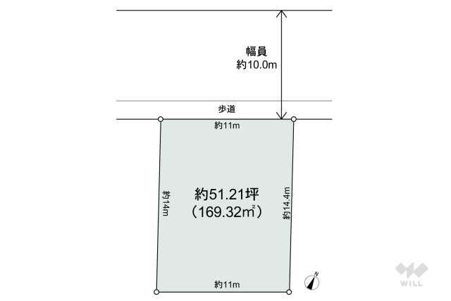 名古屋市港区十一屋2丁目 土地:間取り図面