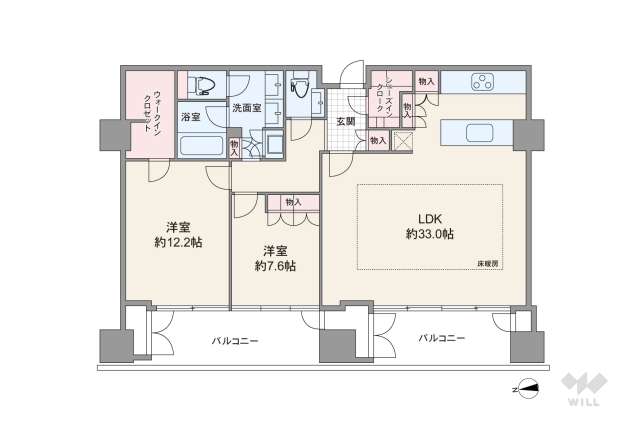 虎ノ門ヒルズレジデンシャルタワー:間取り図面