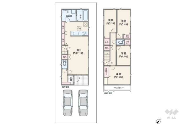 名古屋市緑区兵庫1丁目 一戸建て:間取り図面