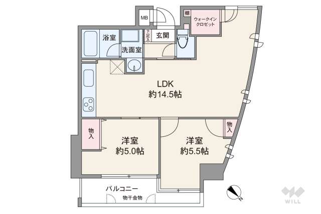 クリスタルコート塚口:間取り図面