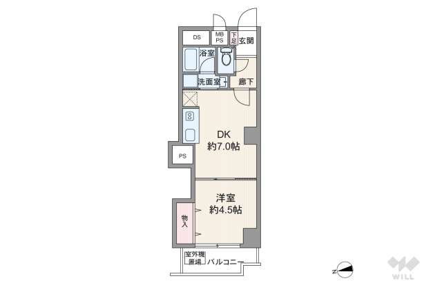 ニューハイツ大森:間取り図面