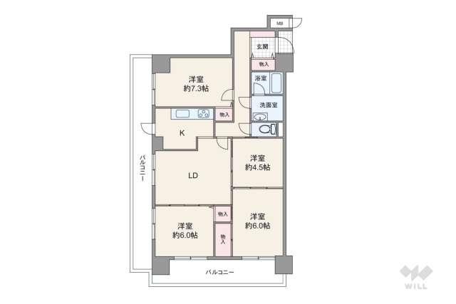 ネオハイツ大須:間取り図面