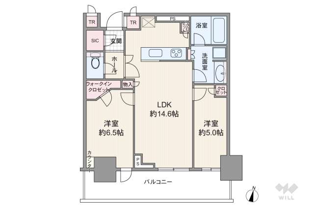 パークタワー西新宿:間取り図面