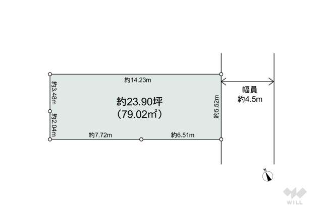 川崎市高津区明津 土地:間取り図面