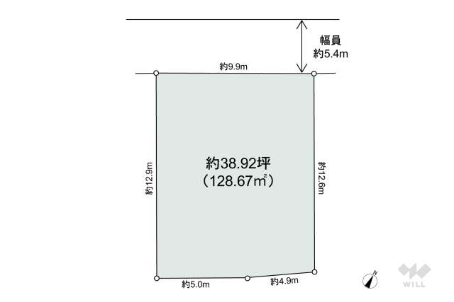 名古屋市中村区長戸井町2丁目 土地:間取り図面