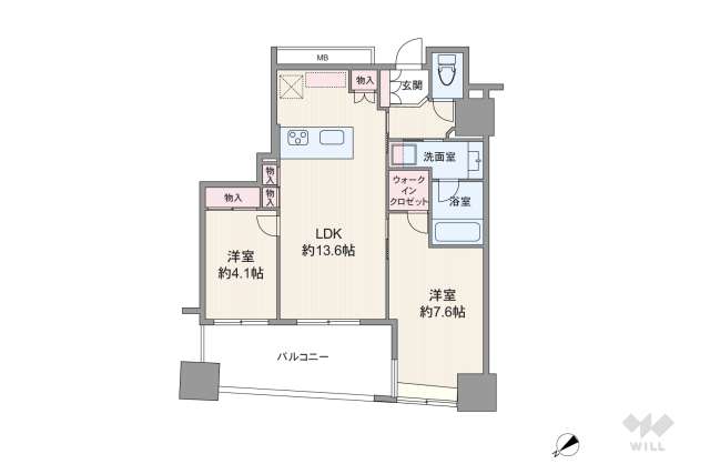 パークホームズ武蔵小山:間取り図面