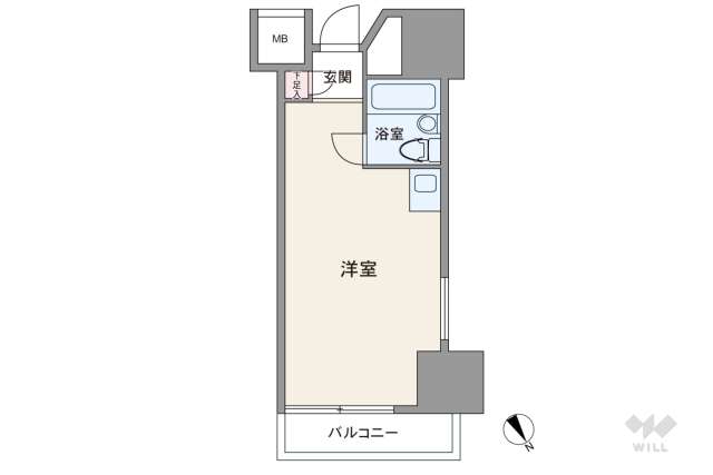 トップルーム新宿公園第2:間取り図面