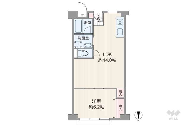 シャルマンコーポ野江:間取り図面