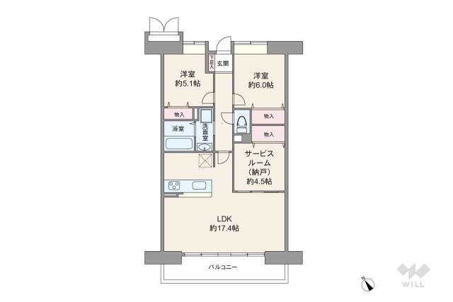 バンベール木場:間取り図面
