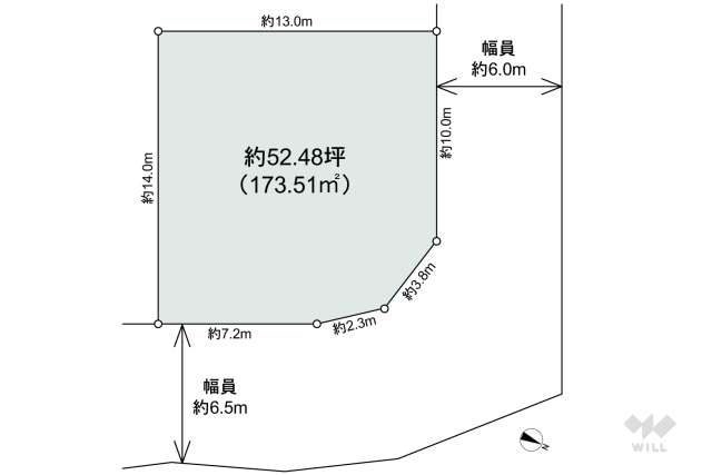 西宮市苦楽園六番町 土地:間取り図面