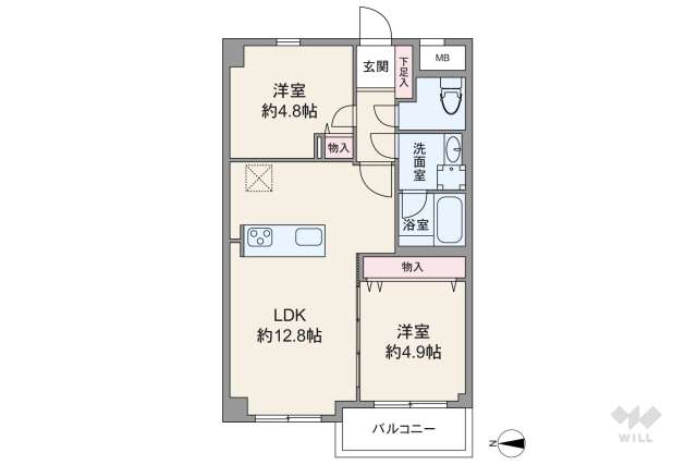 高円寺ナショナルコート:間取り図面