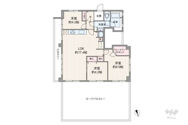 阿佐ヶ谷陵雲閣マンション:間取り図面