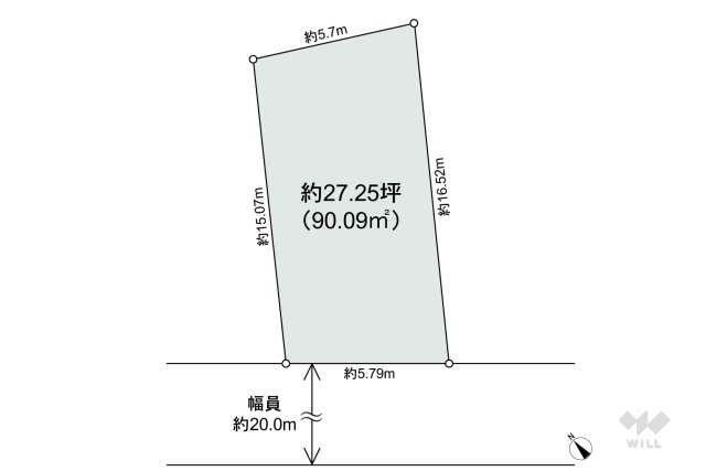 名古屋市千種区千種1丁目 土地:間取り図面