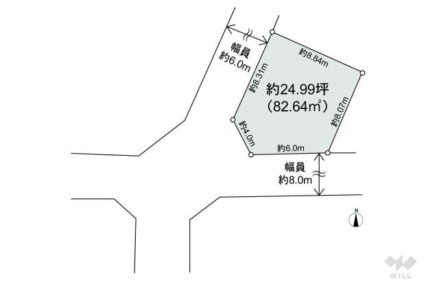 大阪市城東区鴫野東2丁目 土地:間取り図面