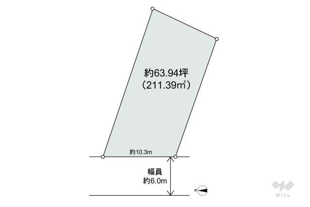 宝塚市南口1丁目 土地:間取り図面
