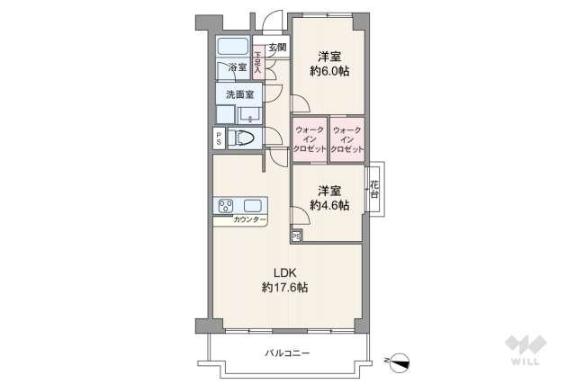 リリーハイツ瑞穂:間取り図面