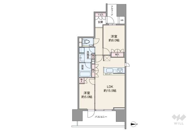グランドメゾン品川シーサイドの杜:間取り図面