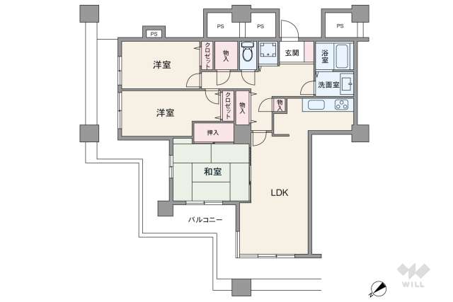 晴海アイランドトリトンスクエアビュータワー1号棟:間取り図面