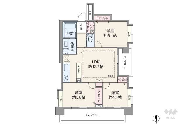 ライオンズグローベル京成立石:間取り図面
