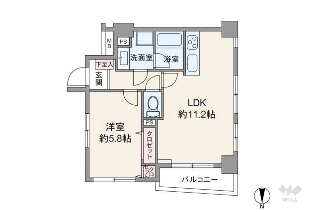 藤和シティホームズ上野:間取り図面