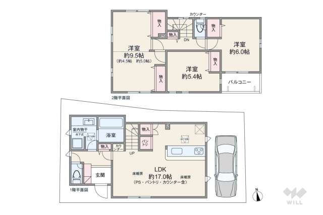 足立区花畑3丁目 一戸建て:間取り図面