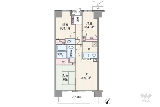 パークハイツ小豆沢:間取り図面